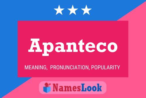 ملصق اسم Apanteco