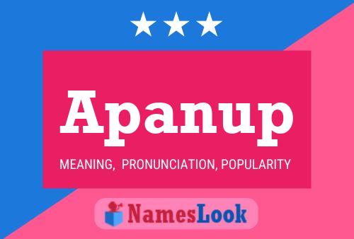 ملصق اسم Apanup