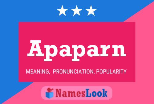 ملصق اسم Apaparn