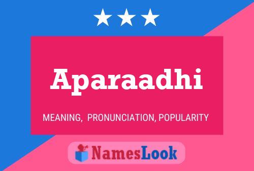 ملصق اسم Aparaadhi