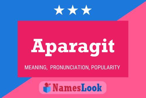 ملصق اسم Aparagit