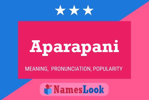 ملصق اسم Aparapani