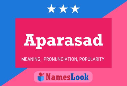 ملصق اسم Aparasad