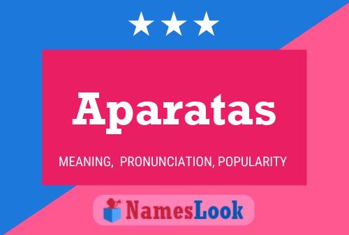 ملصق اسم Aparatas