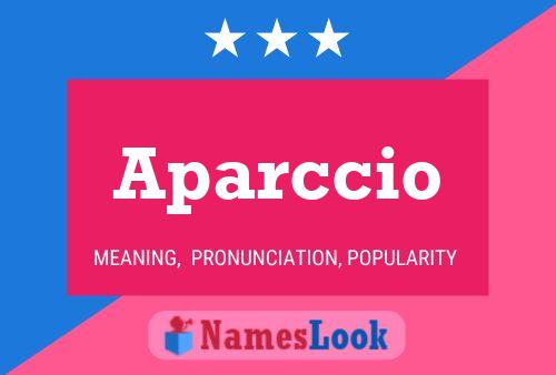 ملصق اسم Aparccio