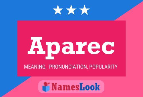 ملصق اسم Aparec