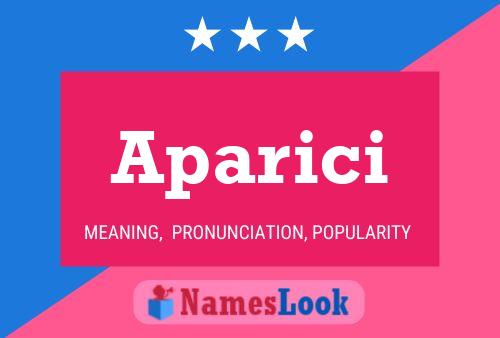 ملصق اسم Aparici