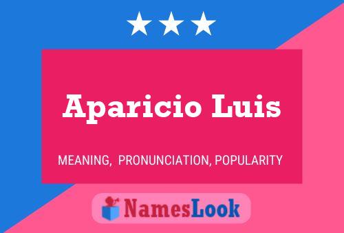 ملصق اسم Aparicio Luis