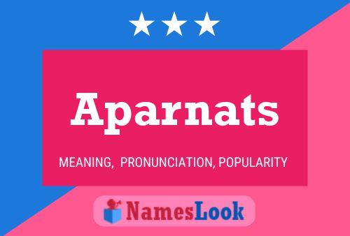 ملصق اسم Aparnats