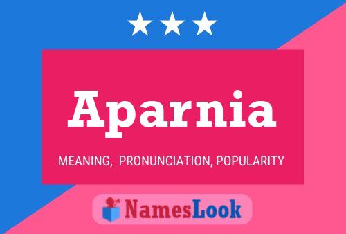 ملصق اسم Aparnia