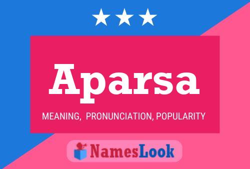 ملصق اسم Aparsa