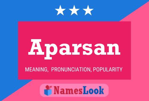 ملصق اسم Aparsan