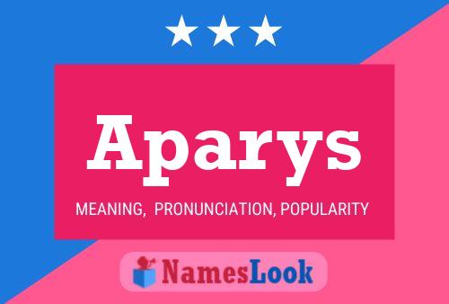 ملصق اسم Aparys