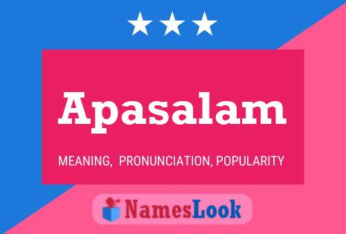 ملصق اسم Apasalam