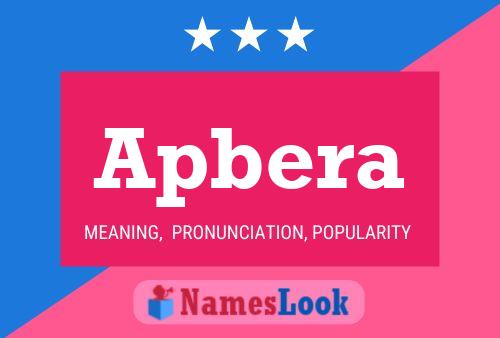 ملصق اسم Apbera