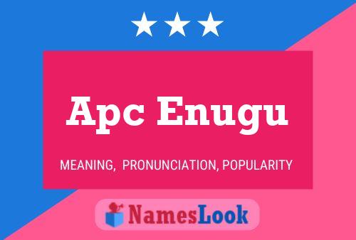 ملصق اسم Apc Enugu