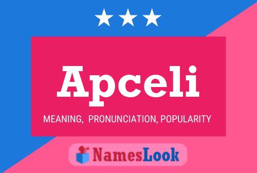 ملصق اسم Apceli