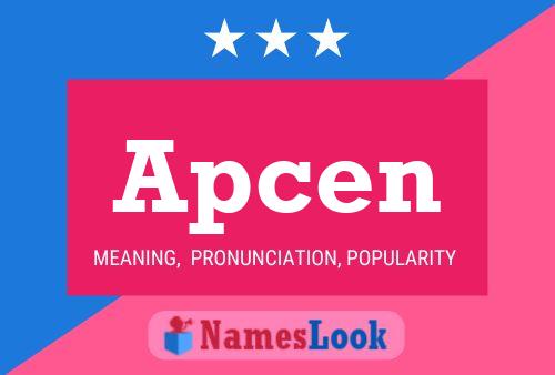 ملصق اسم Apcen