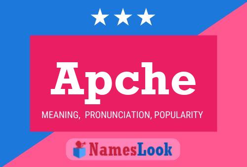 ملصق اسم Apche