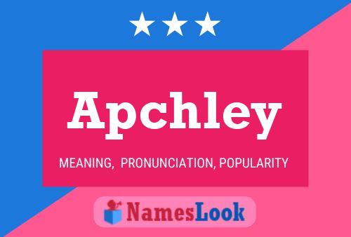 ملصق اسم Apchley