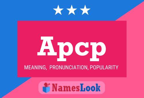 ملصق اسم Apcp