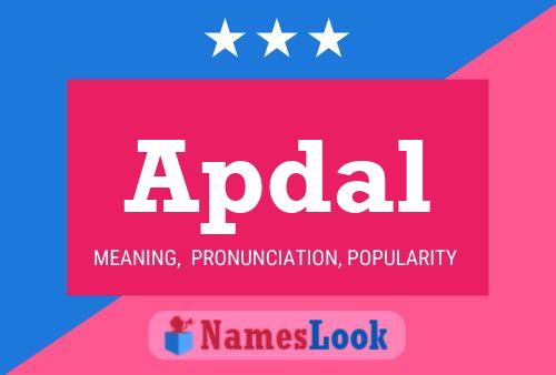 ملصق اسم Apdal