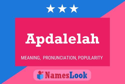 ملصق اسم Apdalelah