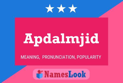 ملصق اسم Apdalmjid