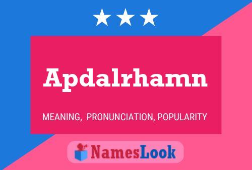 ملصق اسم Apdalrhamn