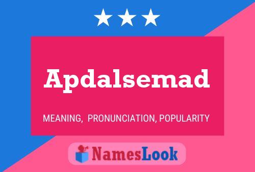 ملصق اسم Apdalsemad