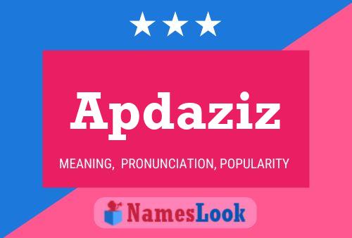 ملصق اسم Apdaziz