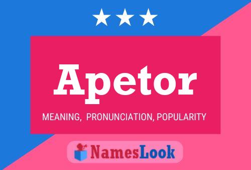 ملصق اسم Apetor