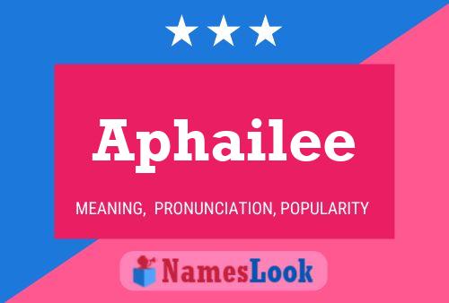 ملصق اسم Aphailee