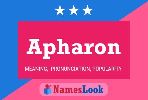 ملصق اسم Apharon