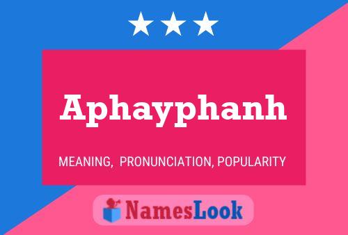 ملصق اسم Aphayphanh