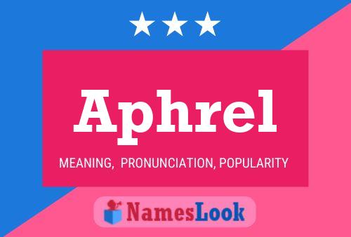 ملصق اسم Aphrel