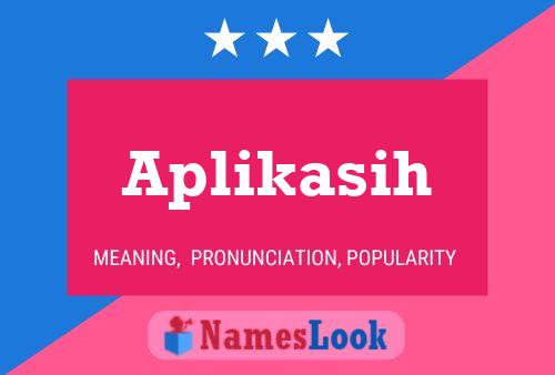 ملصق اسم Aplikasih