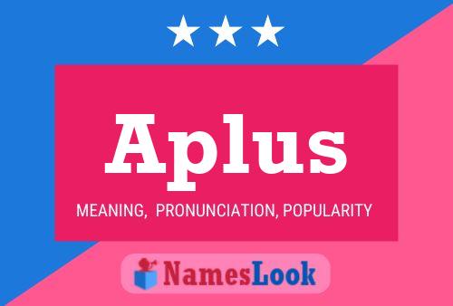 ملصق اسم Aplus