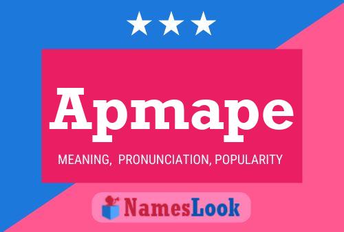 ملصق اسم Apmape