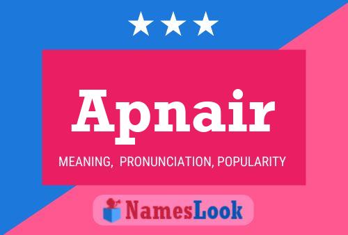 ملصق اسم Apnair