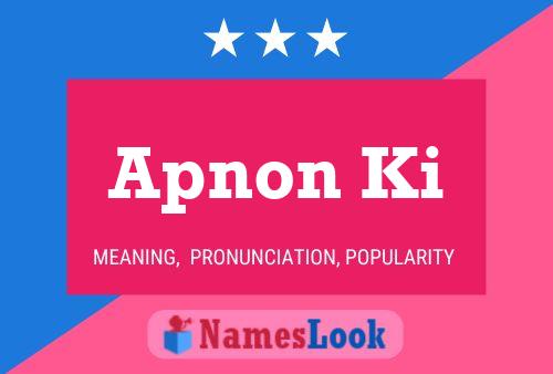 ملصق اسم Apnon Ki