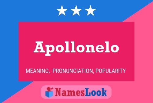 ملصق اسم Apollonelo