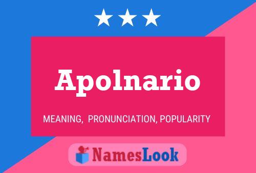 ملصق اسم Apolnario