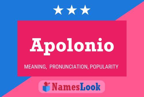 ملصق اسم Apolonio