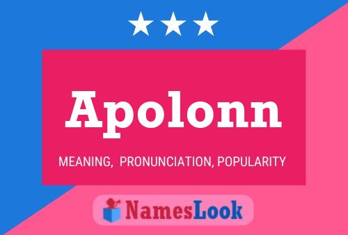 ملصق اسم Apolonn