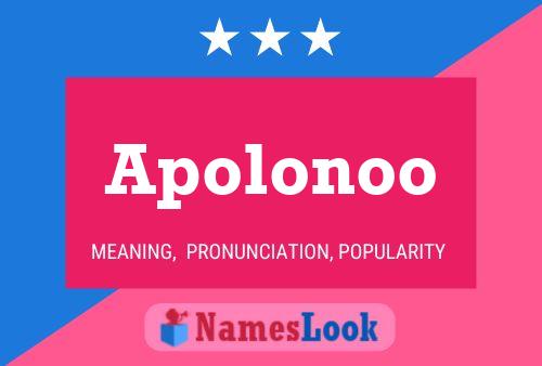 ملصق اسم Apolonoo