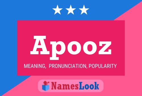 ملصق اسم Apooz