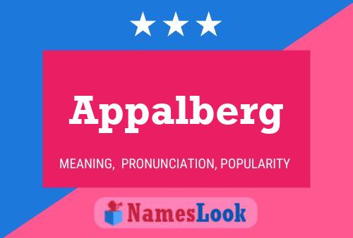 ملصق اسم Appalberg