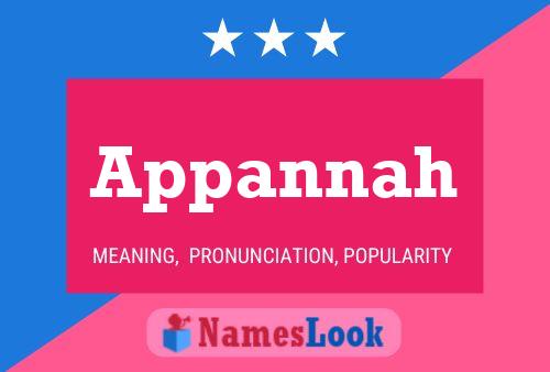 ملصق اسم Appannah