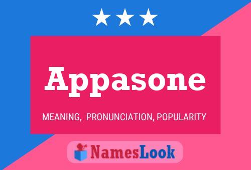 ملصق اسم Appasone